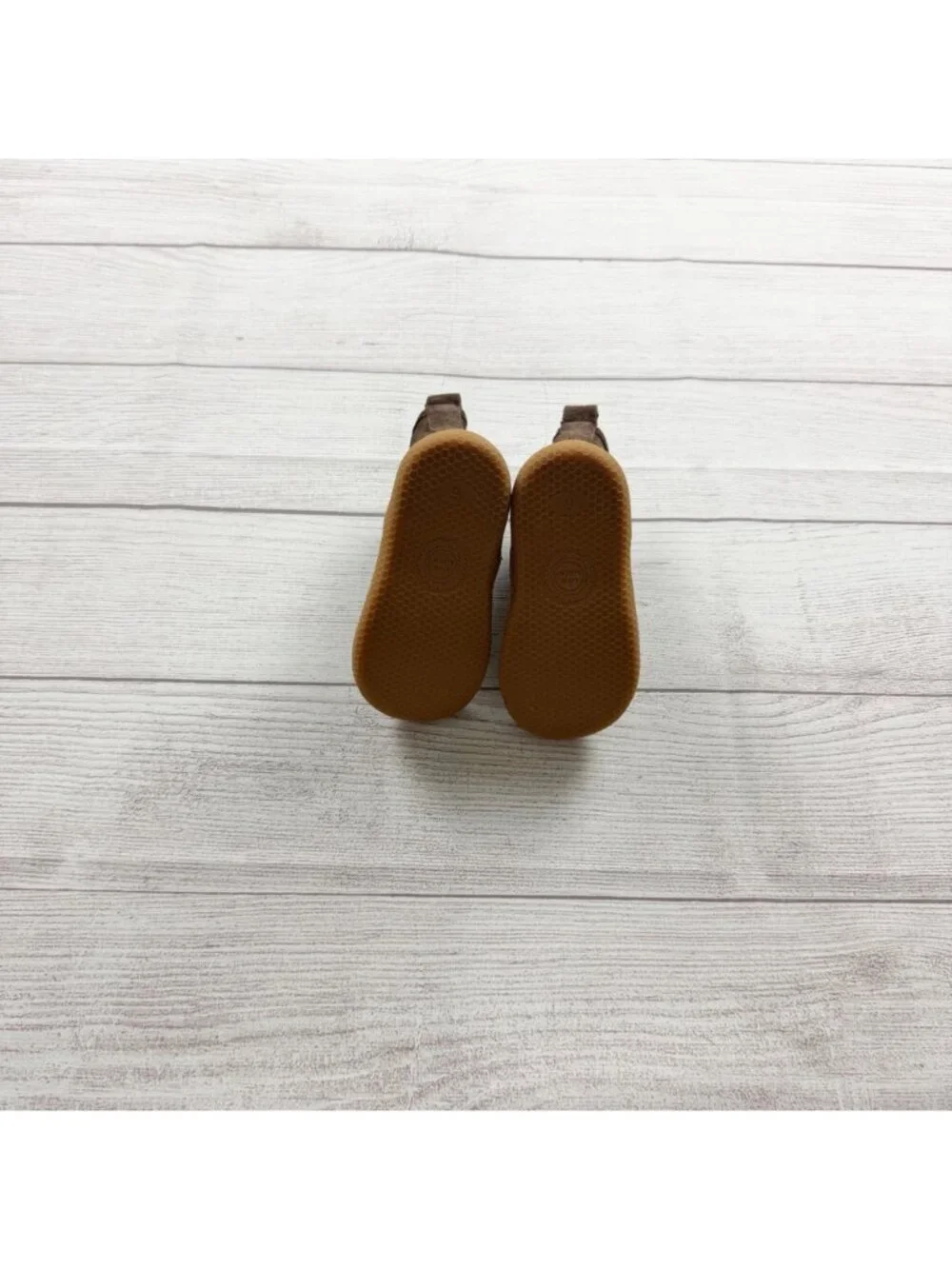 Livie & Luca Kids Fringe Ankle Boots Brown Suede Leather Upper Rubber Sole 6